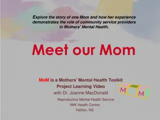 Supporting Maternal Mental Health: A Community Service Provider's Role