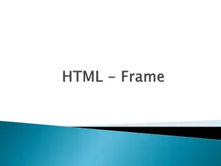 Understanding Web Pages Created Using Frames