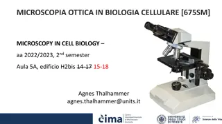 Microscopic Techniques in Cell Biology: Lessons and Labs Overview