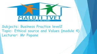 Understanding Ethical Business Practices in Module 4 with Mr. Popane