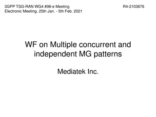 Multiple Concurrent and Independent Measurement Gaps in 3GPP TSG-RAN-WG4 Meeting