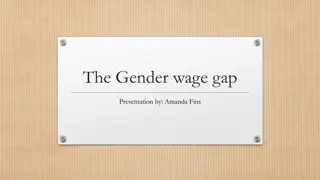 The Gender wage gap