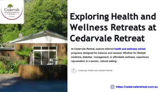 Exploring Health and Wellness Retreats at Cedarvale Retreat