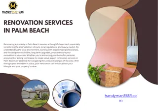 Renovation Services In Palm Beach - Handyman Service