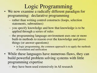 Logic Programming