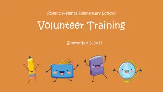 Scenic Heights Elementary School Volunteer Training Information