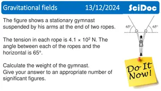 Calculating Weight of Gymnast Suspended by Ropes