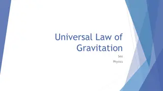 Understanding Universal Law of Gravitation in Physics