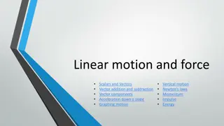 Understanding Linear Motion and Forces in Physics