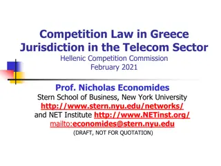 Competition Law in Greece: Implications for the Telecom Sector