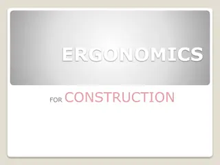 Understanding Ergonomics for Construction: Preventing Work-Related Injuries