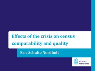 Impact of Crisis on Census Comparability and Quality Analysis