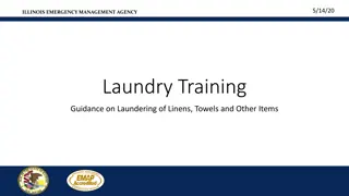 Emergency Laundry and Cleaning Guidance from Illinois Emergency Management Agency