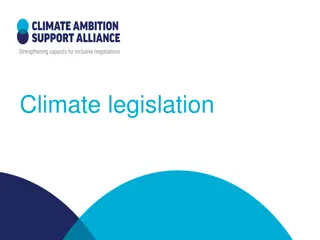 Climate Legislation and the Paris Agreement