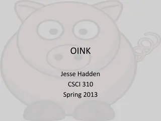 The OINK Language Project: A Journey in Game Development