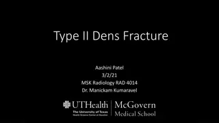 Diagnosis and Imaging Findings of Type II Dens Fracture in C2 Vertebrae