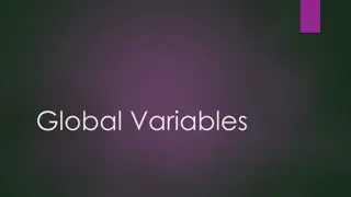 Global and Local Variables in Programming