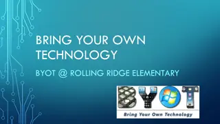 BYOT Program at Rolling Ridge Elementary School