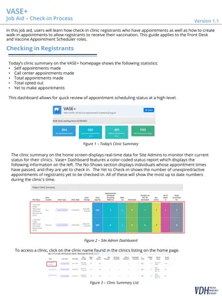 Efficient Clinic Registrant Check-In Process Guide