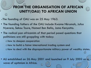 Evolution from the Organisation of African Unity (OAU) to the African Union: A Journey Towards Pan-African Unity and Development