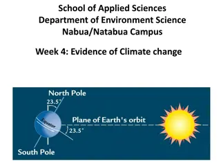 Understanding Climate Change: Evidence and History