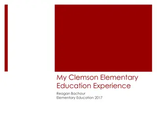 Reagan Bachour's Moore Scholars Program Experience - Elementary Education Journey