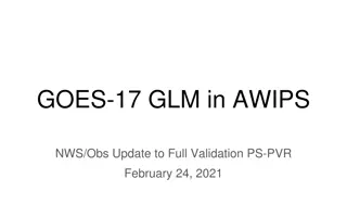 GOES-17 GLM in AWIPS