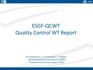 ESGF-QCWT Quality Control Report Summary