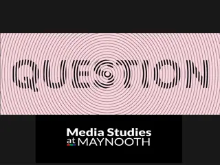 Exploring Media & Cultural Studies at Maynooth University