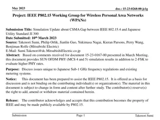 Simulation Update: CSMA Gap between IEEE 802.15.4 and Japanese Utility Standard JJ-300