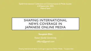 Patterns of International News Coverage in Japanese Online Media