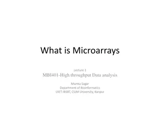 Introduction to Microarray Technology in Functional Genomics