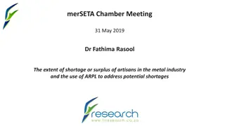 Analysis of Artisan Shortage in the Metal Industry and the Role of ARPL