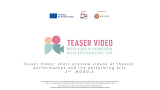 Guide to Creating Teaser Videos for Performing Arts and Theater Productions