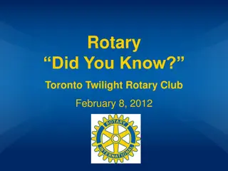 Rotary Trivia Night with Toronto Twilight Rotary Club