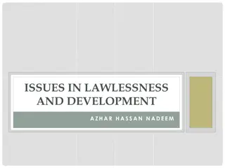 Challenges of Lawlessness and Development: A Study by Azhar Hassan Nadeem