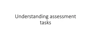 Enhancing Assessment Task Understanding with Checklists