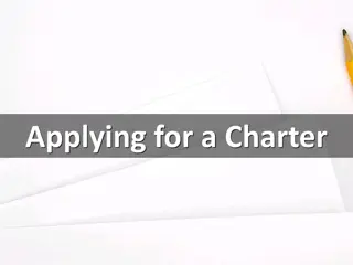 Applying for a Charter