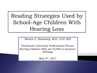 Understanding Reading Abilities in Deaf/Hard of Hearing Children