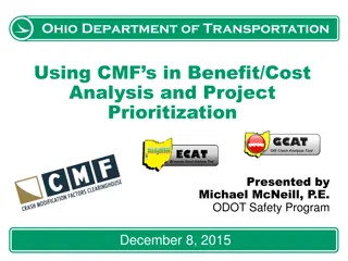 Utilizing Crash Modification Factors in ODOT Safety Application Process