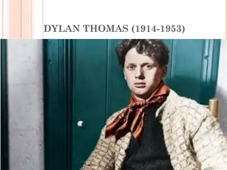 The Complex Influences on Poet Dylan Thomas's Life