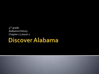 Discovering Alabama's Geography: A 4th Grade History Lesson