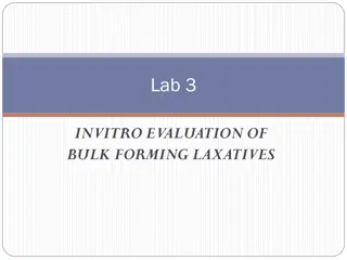 Bulk Forming Laxatives for Improved Digestive Health