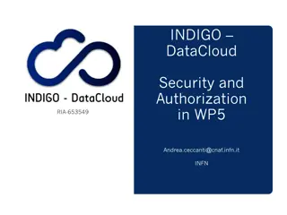 Challenges and Solutions in Data Security and Authorization for INDIGO-DataCloud RIA-653549