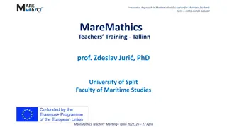 Innovative Approach in Mathematical Education for Maritime Students