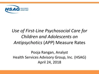 First-Line Psychosocial Care for Children and Adolescents on Antipsychotics: Performance Measure Results