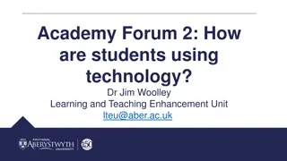 Exploring Student Technology Usage and Insights in Higher Education