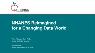 Reimagining NHANES for Improved Data Collection and Analysis