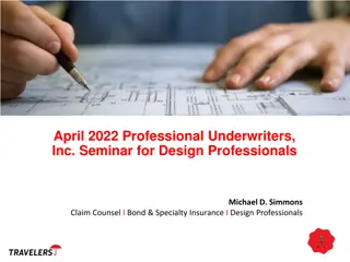 Insurance Seminar for Design Professionals - April 2022