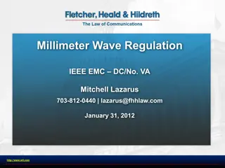 Millimeter Wave Regulation and FCC Restricted Bands